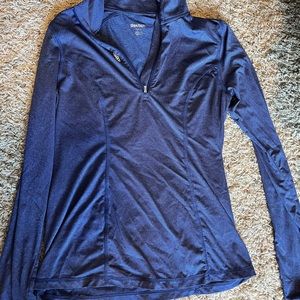 Reebok - Women’s (S) Blue Athletic Pullover Long Sleeve Shirt Top